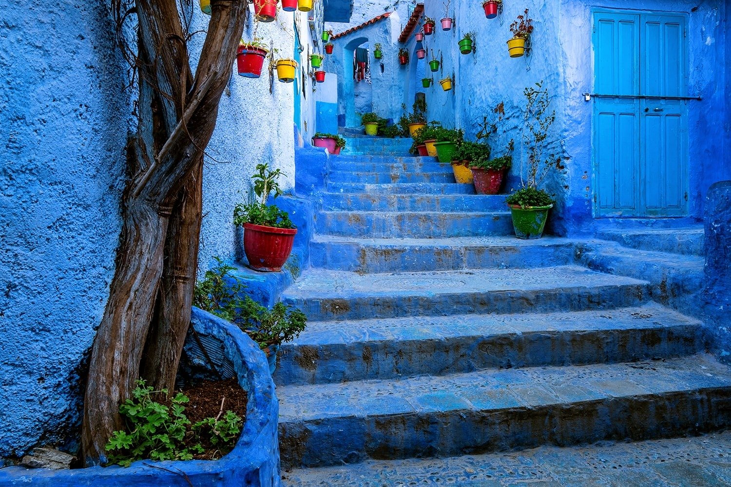 Morocco Blue Town